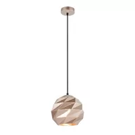 Lampy sufitowe - Italux Wisząca LAMPA geometryczna PALERMO PND-2424-1S-GD metalowa OPRAWA zwis złoty PND-2424-1S-GD - miniaturka - grafika 1