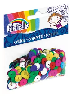 Fiorello Confetti cekiny rozetka - Dekoratorstwo - miniaturka - grafika 1