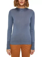 Swetry damskie - ESPRIT Sweter damski, 420 / szary niebieski, S - miniaturka - grafika 1