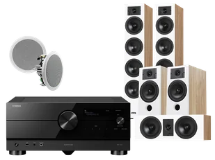 Kino domowe Yamaha RX-A4A (czarny) + Diva 6 + 3 + 7 (dąb) + RD 260 - Kino domowe - miniaturka - grafika 1