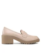 Półbuty damskie - Lasocki Loafersy WB-RONA-01 Beżowy - miniaturka - grafika 1