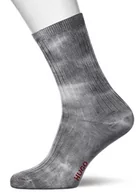 Skarpetki damskie - HUGO Skarpety damskie QS Rib Tiedye VI Quarter_Socks, czarne 1, 35-38, czarny (Black1) - miniaturka - grafika 1