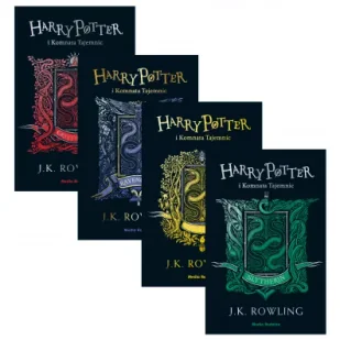 Pakiet Harry Potter i Komnata Tajemnic. Wydanie Jubileuszowe. Edycja Domów: Gryffindor, Ravenclaw, Hufflepuff, Slytherin - Fantasy - miniaturka - grafika 1