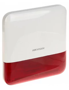 Hikvision BEZPRZEWODOWY SYGNALIZATOR ZEWNĘTRZNY DS-PS1-E-WE/RED AX DS-PS1-E-WE/RED - Akcesoria do alarmów - miniaturka - grafika 1