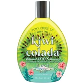 Balsamy i kremy do opalania - Tan Asz U, Kiwi Colada Botanical 400x Bronzer, 400ml - miniaturka - grafika 1