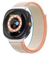Akcesoria do smartwatchy - opaska pasek bransoleta NYLON Samsung Galaxy Watch Ultra 47mm beżowa - miniaturka - grafika 1