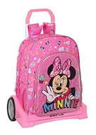 Plecaki - Plecak Safta 180 Ergonomiczny tył z wózkiem Safta Evolution firmy Minnie Mouse Lucky, 330x140x420 mm, Różowy, talla única, Casual - miniaturka - grafika 1