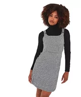 Sukienki - Joe Browns Damska sukienka mini retro pepitka, wielokolorowa, 10, czarny/biały, 36 - miniaturka - grafika 1