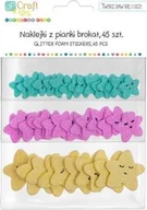 Zabawki kreatywne - Dalprint Naklejki z pianki brokat DPCRAFT Gwiazdki 45szt. - miniaturka - grafika 1