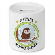 Skarbonki - Skarbonka 330 ml Dla Matyldy Córki Dziecka Prezent z Nadrukiem ze Zdjęciem - miniaturka - grafika 1