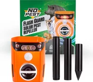 Zwalczanie i odstraszanie szkodników - NO PEST Ultradźwiękowy Solarny Odstraszacz Kotów Psów Kun Lisów Dzików Saren Jeleni Ptaków Flash Guard - miniaturka - grafika 1