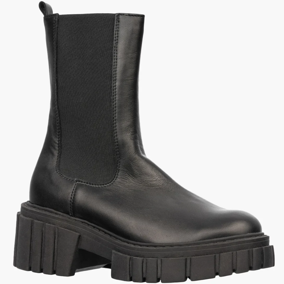 Sztyblety Damskie ULMANI SHOES Skórzane Buty Czarne PROUKT POLSKI 40