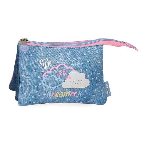 Enso Dreamer Portfel Niebieski 14x10x5 cms Poliester by Joumma Bags, niebieski, Portfel