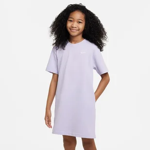 Sukienka Nike Sportswear girls FB1258 536 M (137-1 - Sukienki - miniaturka - grafika 1