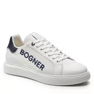 Półbuty męskie - Sneakersy Bogner New Berlin 15 Y2240105 White-Blue 030 - miniaturka - grafika 1