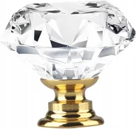 Meble modułowe i akcesoria - Gałka Meblowa Kryształowa uchwyt 30mm Kryształ - miniaturka - grafika 1