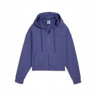 Bluzy damskie - PUMA BLUZA HER COMFORT CROP FULL-ZIP 68505646 r XL - miniaturka - grafika 1