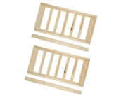 Meble modułowe i akcesoria - Półka 2 Szt Na Skrzynki Do Regału Drewnianego Lsr Naturalny 70X33 Cm Drewno Sosnowe / Wamar-Sosenka - miniaturka - grafika 1