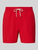 Kąpielówki męskie - Spodenki kąpielowe ze wstawką z siateczki - miniaturka - grafika 1