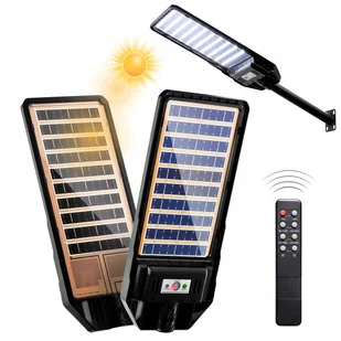 LAMPA SOLARNA ULICZNA LED 200W CZUJNIK RUCHU IP65 - Lampy ogrodowe - miniaturka - grafika 1