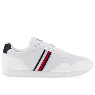 Buty Tommy Hilfiger Core Lo Runner FM0FM04504-YBS - białe - Buty sportowe męskie - miniaturka - grafika 5