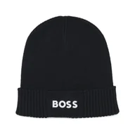 Czapki męskie - BOSS GREEN Czapka Asic Beanie X | z dodatkiem wełny - miniaturka - grafika 1