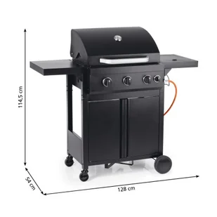 GRILL GAZOWY LANDMANN WÓZEK 3.1 Z RUSZTEM ŻELIWNYM - Grille gazowe - miniaturka - grafika 1