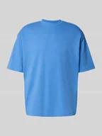 Koszulki męskie - T-shirt o luźnym kroju z mieszanki bawełny - miniaturka - grafika 1