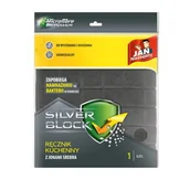 Ściereczki, gąbki, czyściki - Sarantis Jan Niezbędny Silver Block Ręcznik kuchenny z jonami srebra 1szt - miniaturka - grafika 1