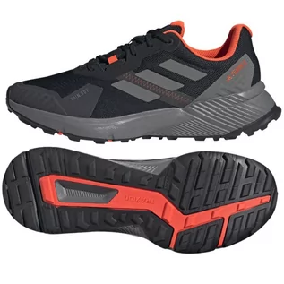 Buty trekkingowe męskie - Buty do biegania adidas Terrex Soulstride Rain.Rdy M (kolor Czarny, rozmiar 43 1/3) - grafika 1