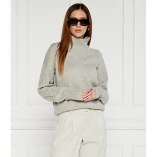 BOSS BLACK Wełniany sweter Famindi | Regular Fit - Swetry damskie - miniaturka - grafika 1
