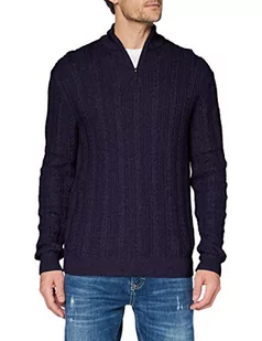 ESPRIT Sweter męski 110ee2i315, 400/granatowy., XXL - Swetry męskie - miniaturka - grafika 1