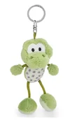 Plecaki - NICI 62262 Brelok do kluczy, żaba Fridolin Frog, wierny pluszowy towarzysz przy plecaku lub torbie, zawieszka, wisiorek dla małych i dużych, 10 cm, zielony - miniaturka - grafika 1