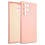 Etui i futerały do telefonów - Beline Etui Silicone Samsung S22 Ultra różowo-złoty/rose gold - miniaturka - grafika 1