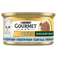 Mokra karma dla kotów - Karma dla kota GOURMET Gold Succulent Delights Ryby oceaniczne 85 g - miniaturka - grafika 1