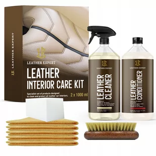 Leather Expert Leather Interior Care Kit 2x1000ml (zestaw) - Kosmetyki samochodowe Leather Expert Leather Interior Care Kit 2x1000ml (zestaw) - Kosmetyki samochodowe - miniaturka - grafika 1