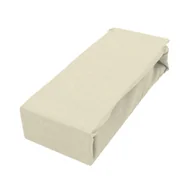 Prześcieradła - Prześcieradło z gumką Fashion beżowe 160 x 200 cm - miniaturka - grafika 1