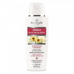 Floslek Arnica płyn micelarny do demakijażu skóry naczynkowej 200ml 47425 - Płyny micelarne - miniaturka - grafika 2