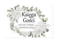 Wesele i ślub - Personalizowana naklejka na księgę gości weselnych - 1 szt. - miniaturka - grafika 1