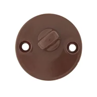 Klamki - Domino Rozeta Econom WC brąz - miniaturka - grafika 1