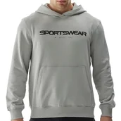 Bluzy męskie - Bluza 4F WAW24TSWSM125925S - szara - miniaturka - grafika 1