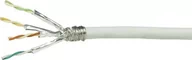 Kable miedziane - LogiLink Netzwerk Verlegekabel S/FTP Cat6 PVC weiß 100m CPV0039 - miniaturka - grafika 1