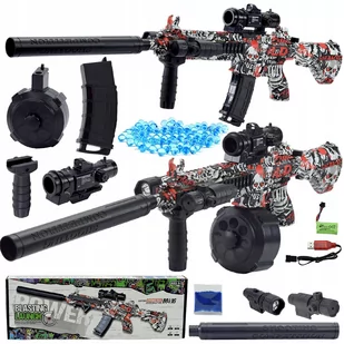 KARABIN AUTOMAT NA KULKI ŻELOWE PISTOLET DUŻY M416 - Zabawki militarne - miniaturka - grafika 1