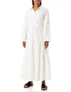usha WHITE LABEL Damska sukienka maxi z bawełny 21626498, biała wełna, XL, biały (wollweiss), XL - Sukienki - miniaturka - grafika 1