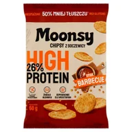 Chipsy - Moonsy Chipsy z soczewicy smak barbecue 60 g - miniaturka - grafika 1