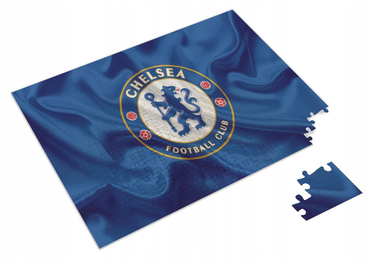 Puzzle Chelsea FC Logo Herb + Imię pudełko A3 252 el.