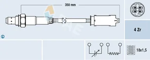 Sonda lambda FAE 77368 11781742051 - Sondy lambda - miniaturka - grafika 1