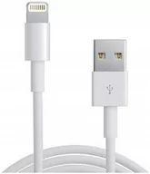 Kable USB - Kabel Usb iPhone 8-PIN biały woreczek 1,5 m 1A - miniaturka - grafika 1