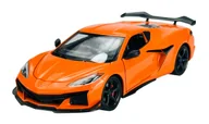Samochody i pojazdy dla dzieci - WELLY 2023 CHEVROLET CORVETTE Z06 POMARAŃCZOWY 1:24 24120 - miniaturka - grafika 1