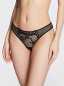 Majtki damskie - Passionata Stringi P49J70 Czarny - miniaturka - grafika 1